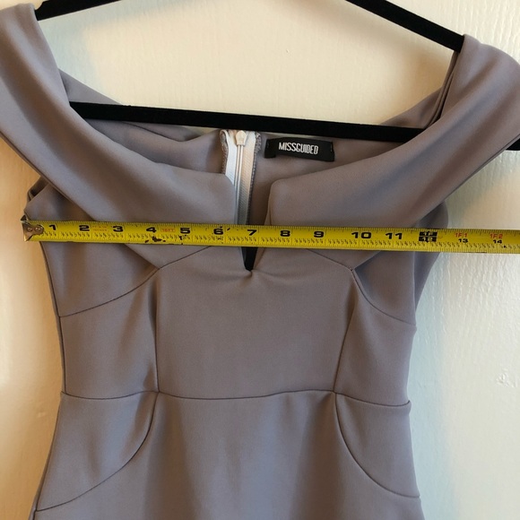 Missguided Dress lavender off shoulder mini - Picture 5 of 11